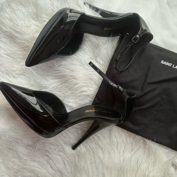 Saint Laurent Women's Black Stiletto Heels - Picture 7 of 13